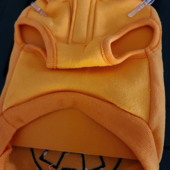 Reflective Pet Jack-o'-Lantern Costume XS - Picture 6 of 7